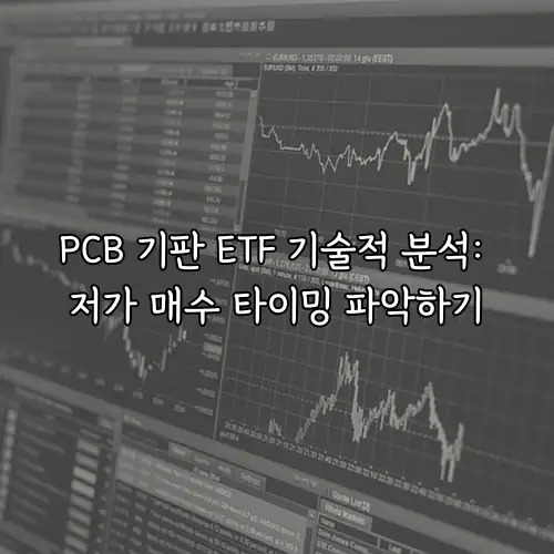 PCB 기판 ETF 기술적 분석: 저가 매수 타이밍 파악하기