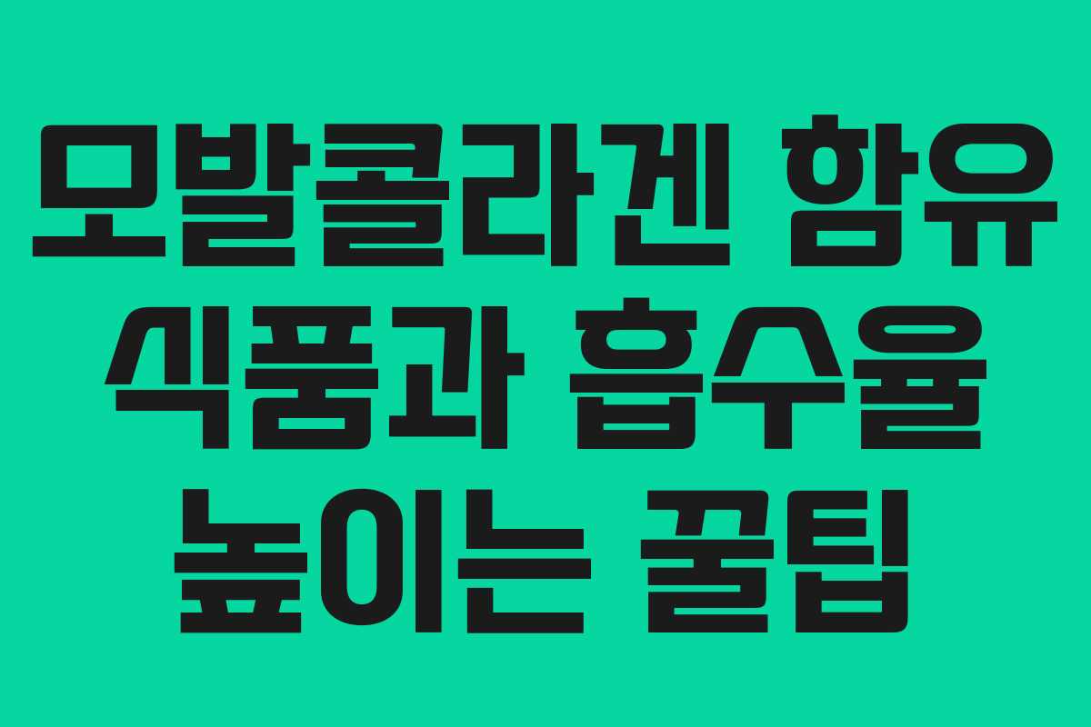 모발콜라겐-함유-식품과-흡수율-높이는-꿀팁